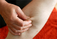 Dicke Beine - Behandlung durch Pohltherapie